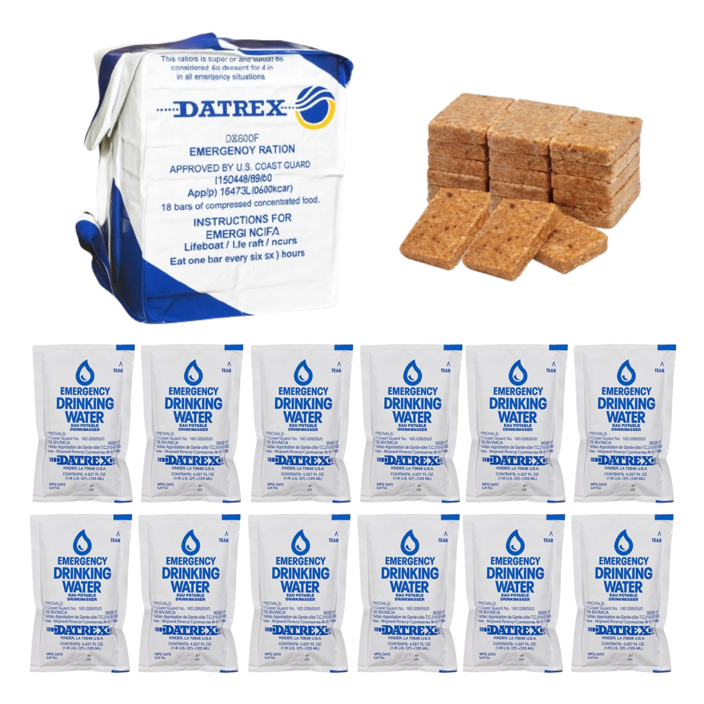 72 Hour Emergency Food and Water Supply